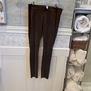 NWT new large old navy brown velvet velour leggings tights